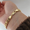 Armband pansar 18k guld