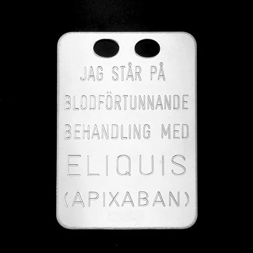 Eliquisbricka i silver