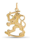 Massivt hängsmycke Finska lejon i 18k guld