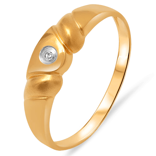 Vintage diamantring i 18k guld