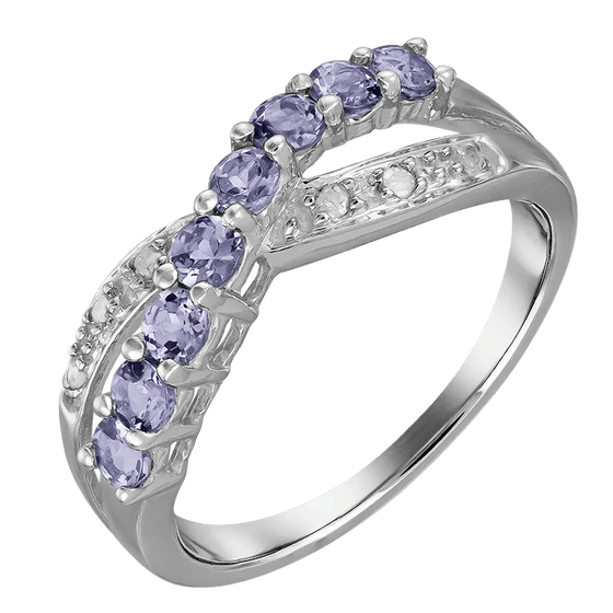 Ring med Tanzanite & diamanter