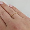 Ring modell kulor 18k guld