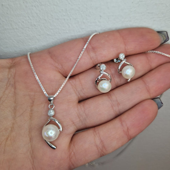 Silverhänge - Pärla & kristaller
