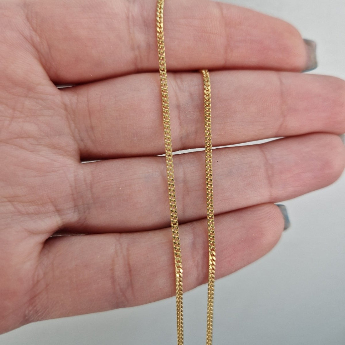  Vristlänk pansar 18k guld 28cm